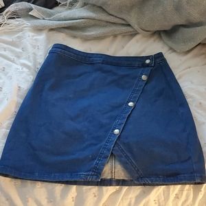 Denim Mini Skirt